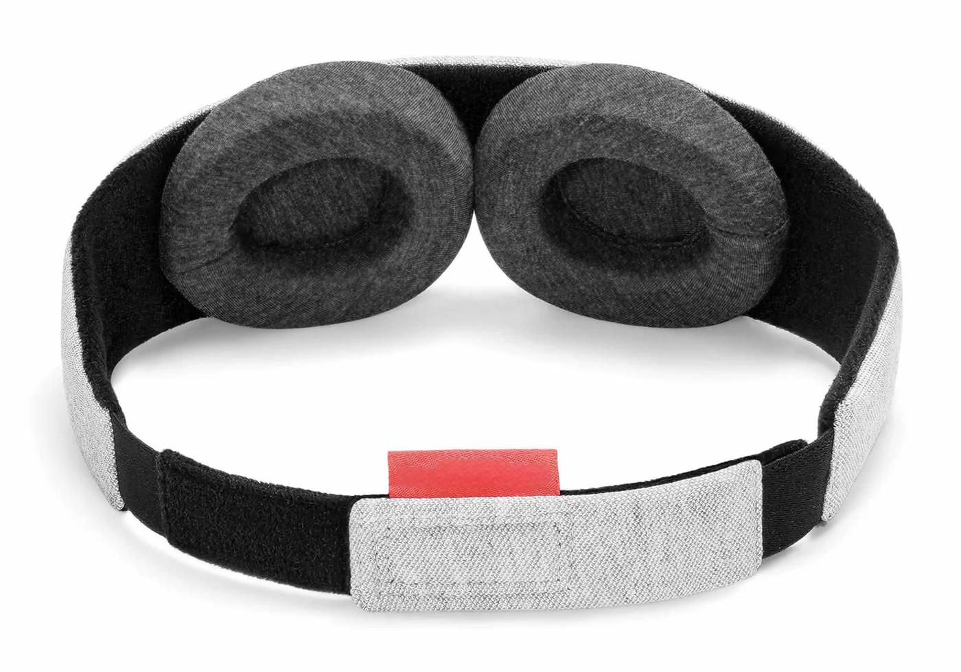 Masque de sommeil 3D bloquant la lumière à 100 % pour les yeux, zéro pression oculaire, confortable et réglable, en mousse à mémoire de forme, pour un sommeil profond