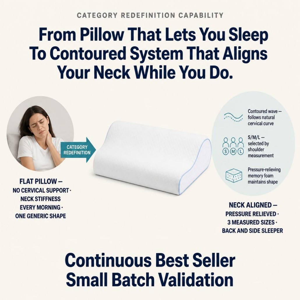 Contour Memory Foam Pillow