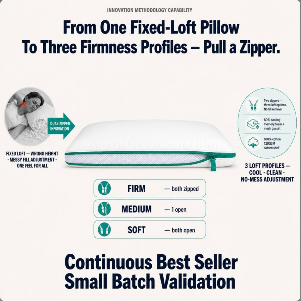 Adjustable Loft Pillow