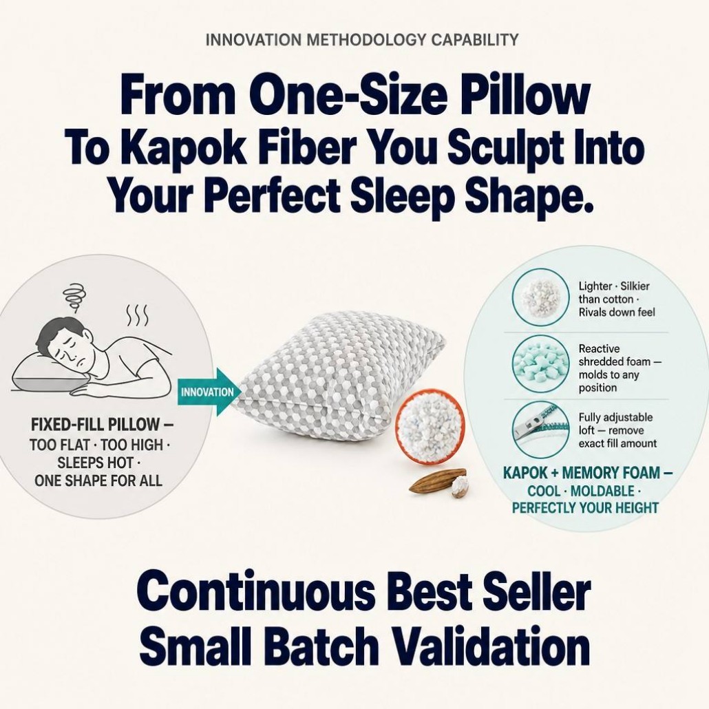 Kapok Memory Foam Pillow