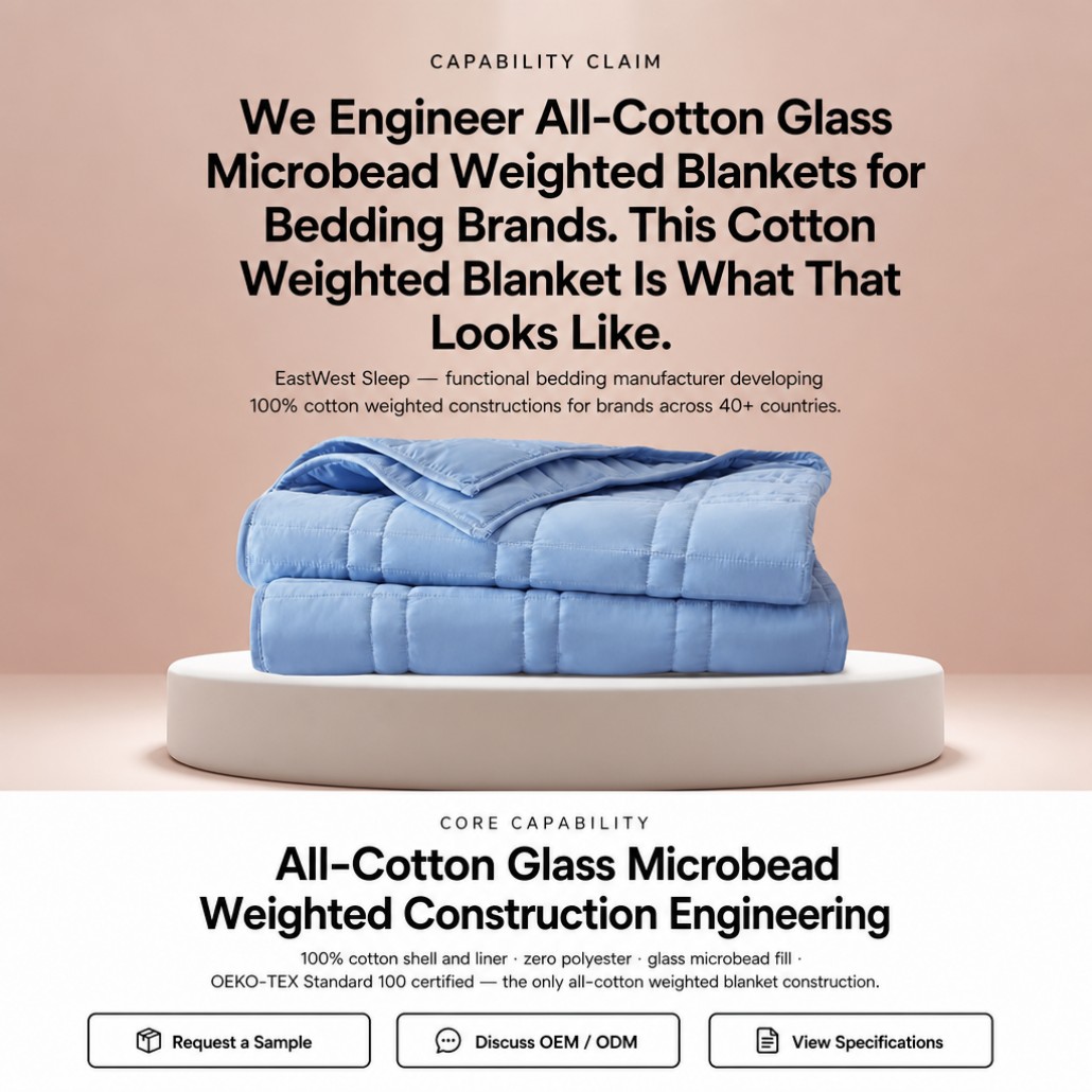 cotton weighted blanket