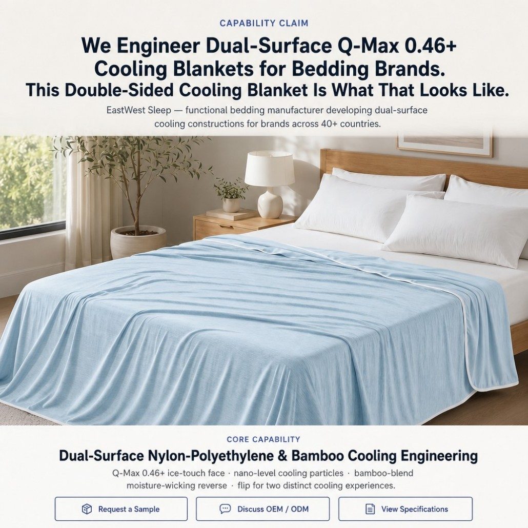 dual sided cooling blanket Q-Max